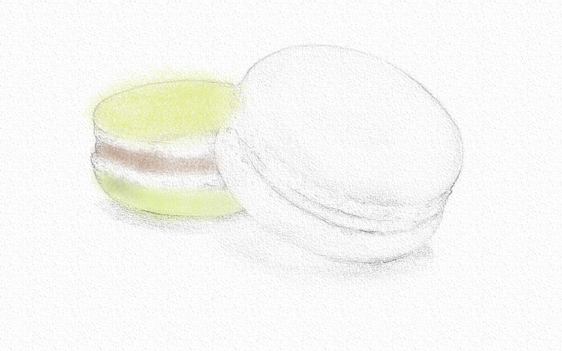 美食彩铅画步骤图片 第5张