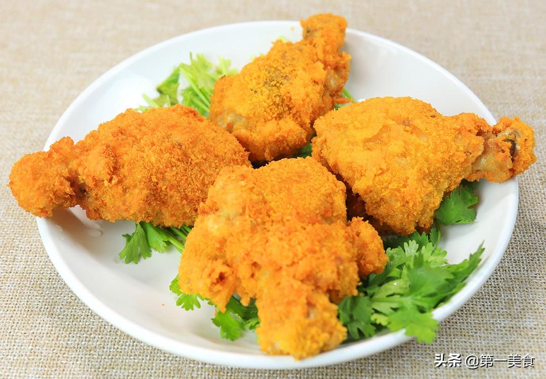 这才是炸鸡腿的正确做法，零难度无技巧，简单易学，焦香酥脆 第1张