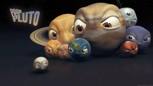 冥王星上看太阳，耀眼难掩凄凉，暗流涌动的冰川下，会有生命吗？ 第1张