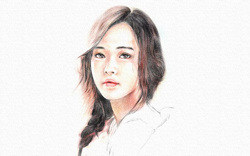 彩铅画头像教程步骤图 第13张