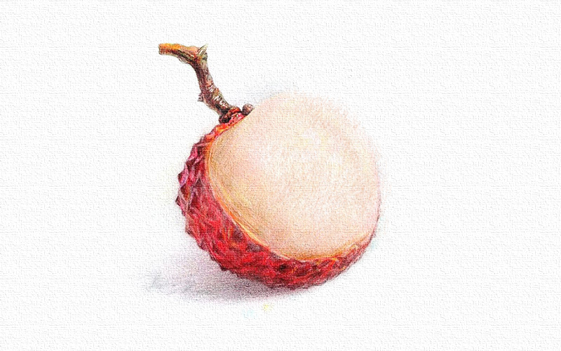 彩铅画荔枝怎么画 第9张