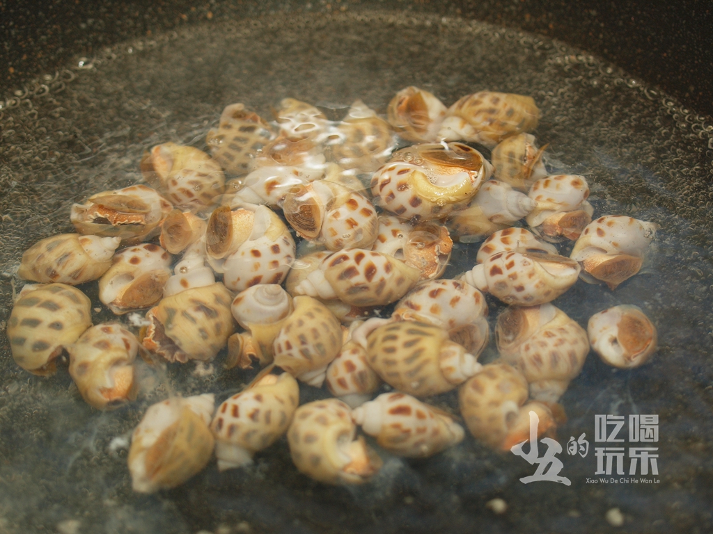 原汁原味的白灼花螺，这是吃海鲜的最佳打开方式 第7张