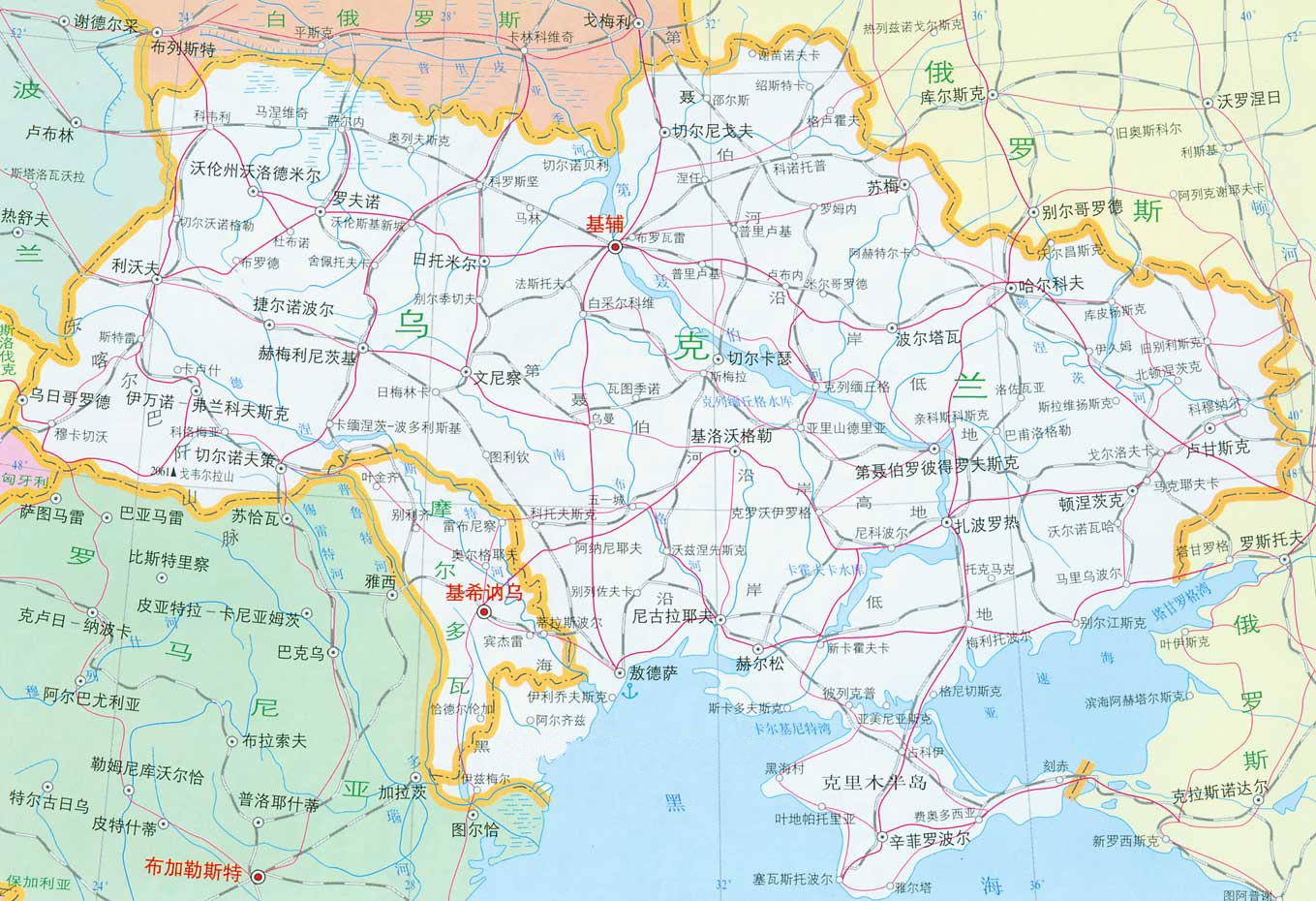 从乌克lan的自然地理状况来看，在现代战争中几乎是无险可守 第5张
