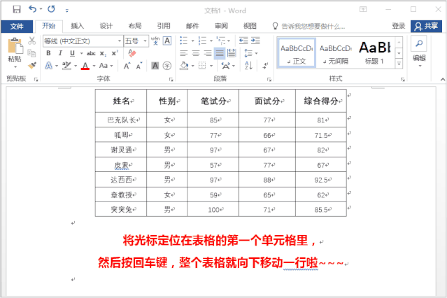 Word实用技巧：关于word文档表格处理常用技巧 第1张