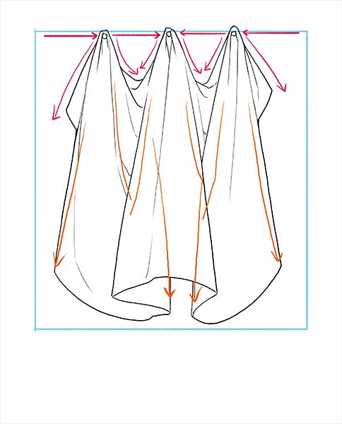 插画入门：如何画好人物衣服的褶皱 第11张