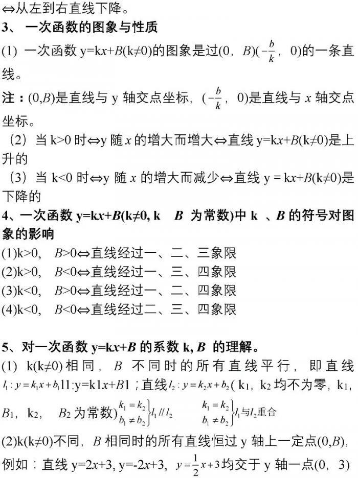 初中数学：重点知识分类汇总，复习必备 第19张