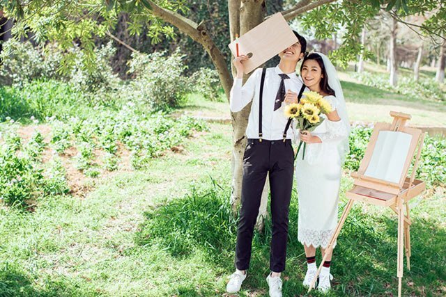 婚纱摄影自然光森系外景攻略 第17张