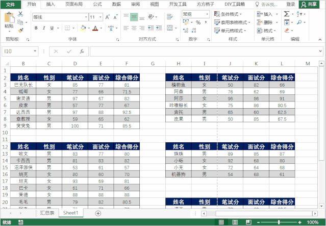 Excel公式：如何单独打印表格指定区域? 第1张