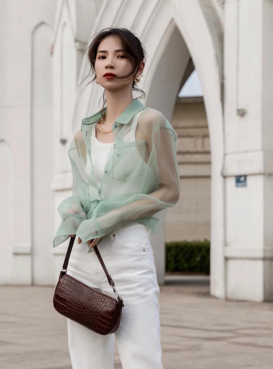 满足你的仙女梦，今夏“纱质单品”非常流行，轻松穿出飘飘仙气 第9张
