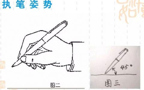 硬笔书法入门：卧钩与斜钩的写法练习