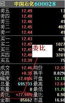 金融术语：什么是委比？ 第1张