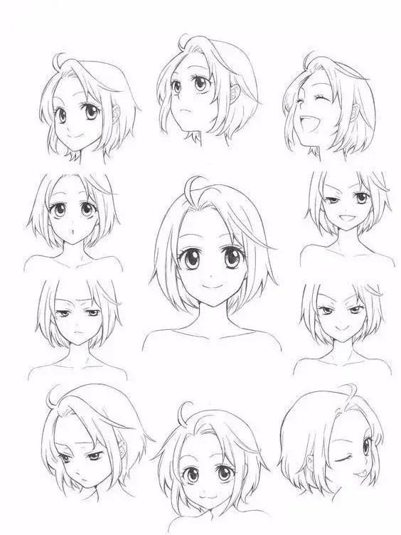 学习画画：二次元漫画人物脸型绘画技巧 第17张