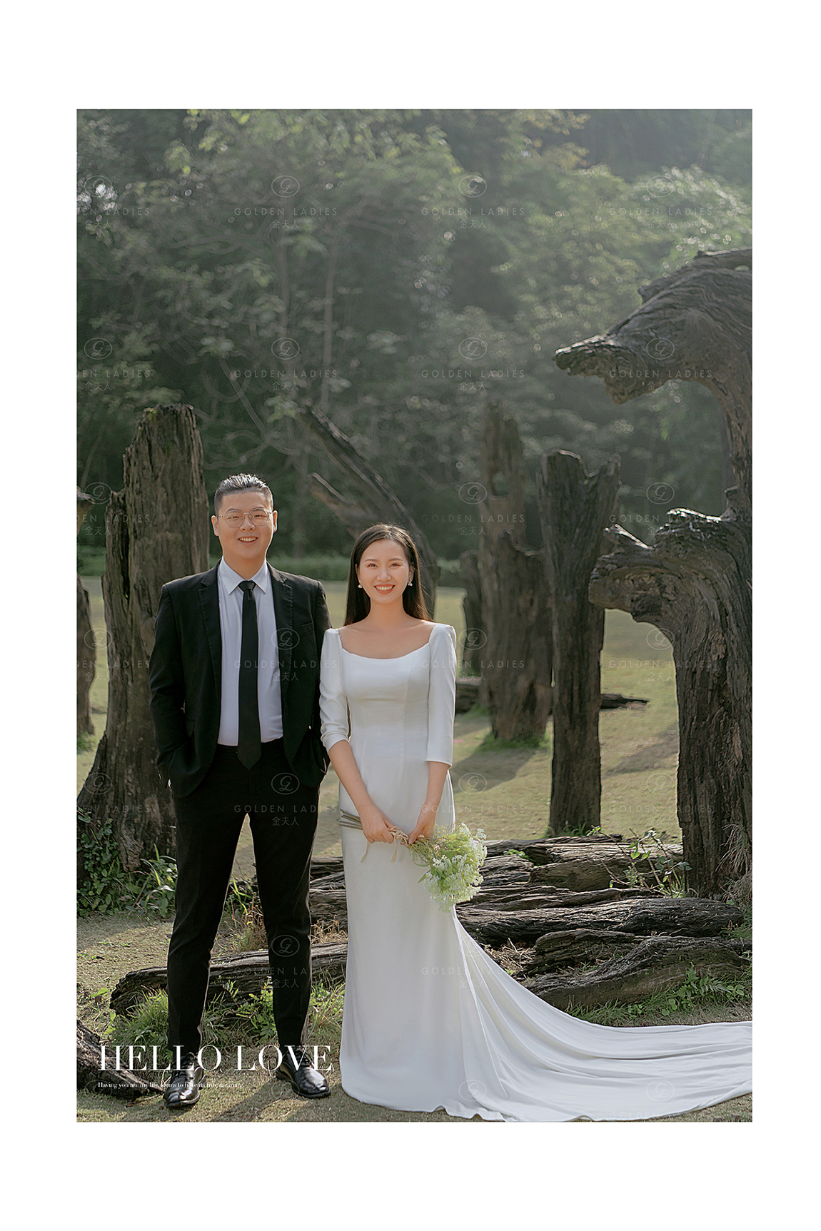 婚纱照教程分享丨在巨木阵如何将婚纱照拍出高级感？ 第11张