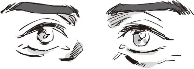 插画入门：男生各种眼型画法 第9张