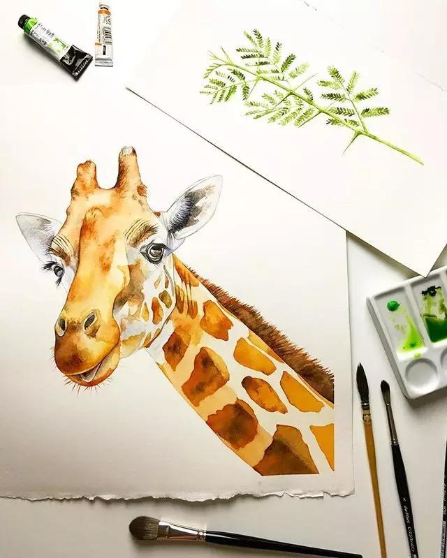 水彩画入门：做好细节，水彩动物画真的没那么难 第27张
