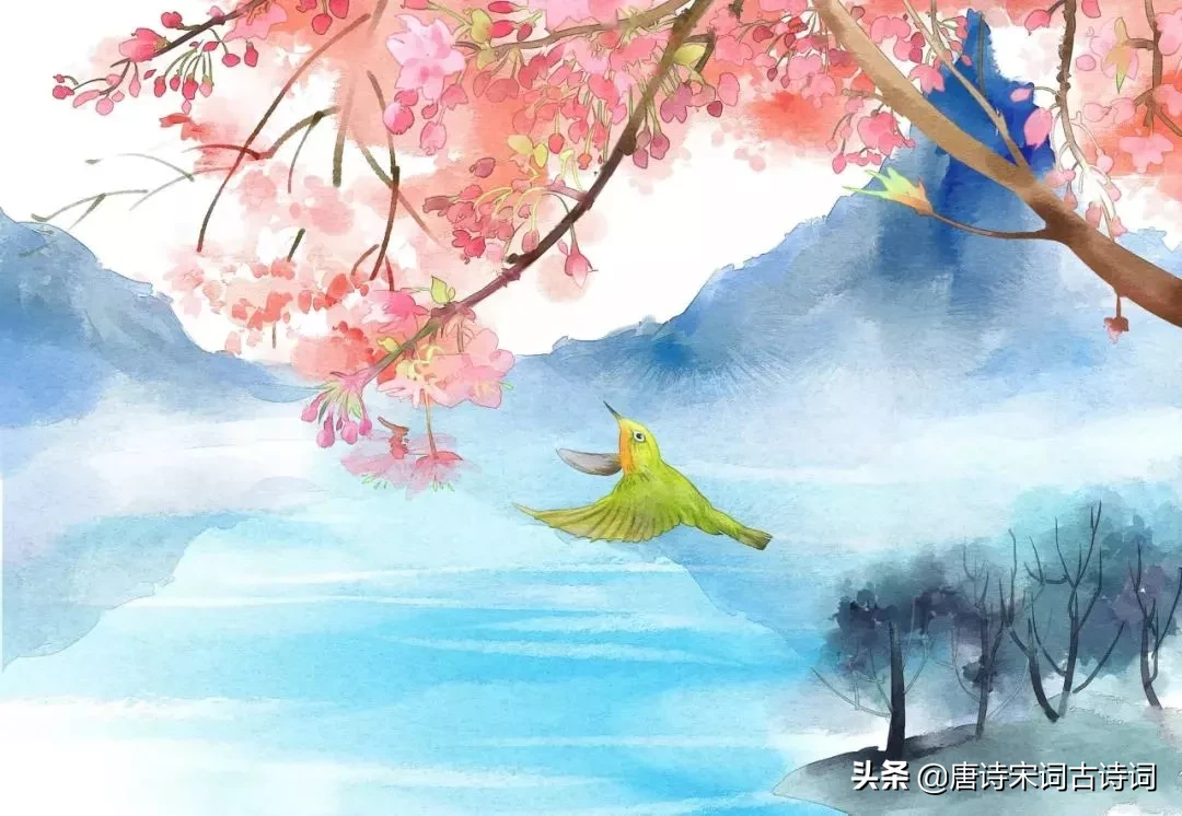赞美桃花的诗句千古名句（最有名的桃花诗） 第13张