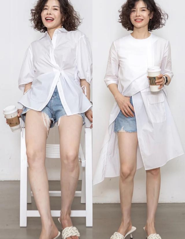 这才是50岁女人该有的装扮，烫卷发穿洋服，时尚减龄活力满满 第5张