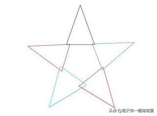 每天学一幅简笔画--五角星的画法步骤图片 第1张