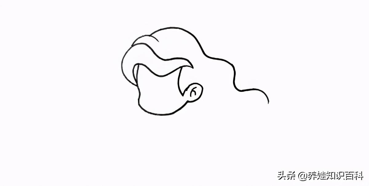 美人鱼画法教给你，陪宝宝一起，一步一步画出可爱又漂亮的美人鱼 第3张