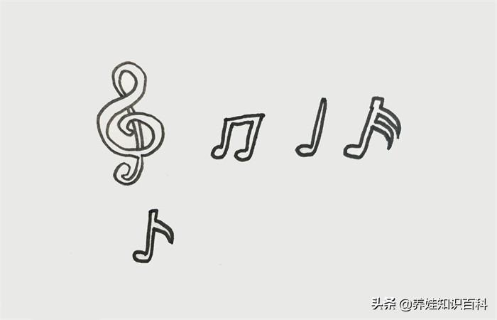 音符怎么画？7个简笔画音符这样画更漂亮，一分钟就可以轻松学会 第5张