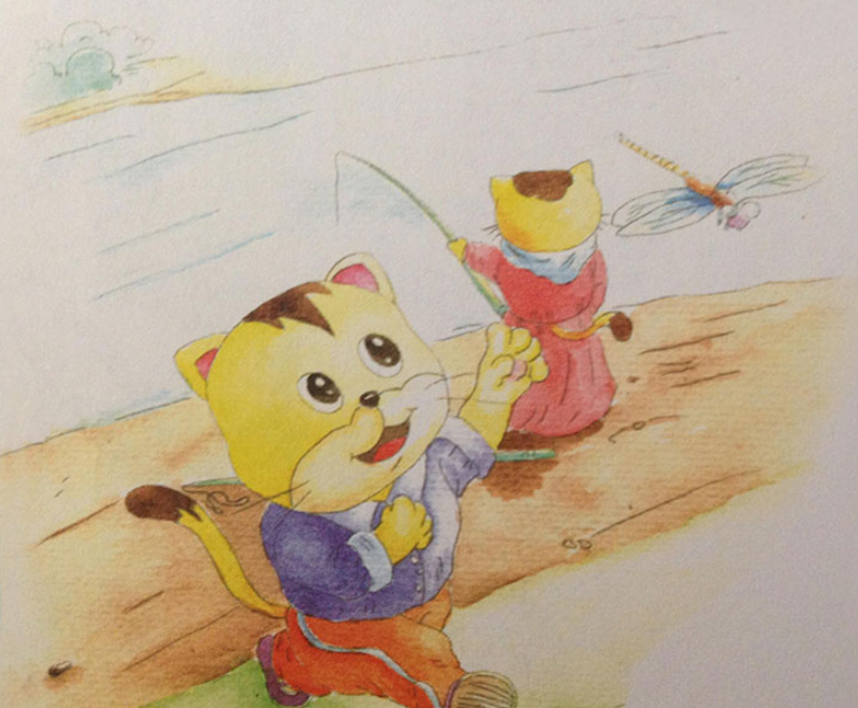 有声绘本故事《小猫钓鱼》 第7张