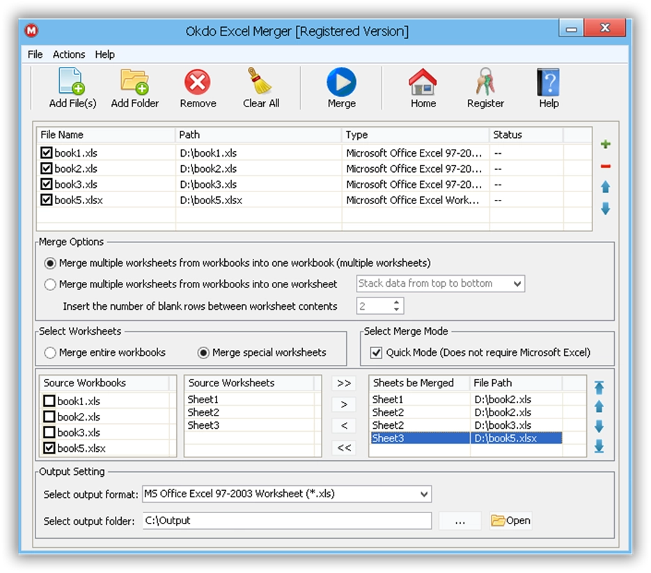 体验不一样的工具Okdo Excel Merger（Excel合并工具）插图3 第3张