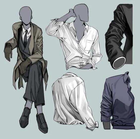 插画入门：如何画好人物衣服的褶皱 第23张