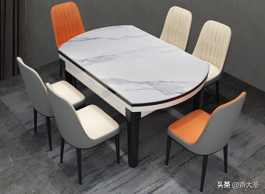 「纯干货」9张尺寸图搞定餐桌选购 第51张