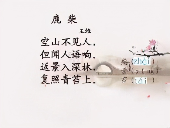 鹿柴古诗的意思是什么（鹿柴古诗的意思和注释） 第1张