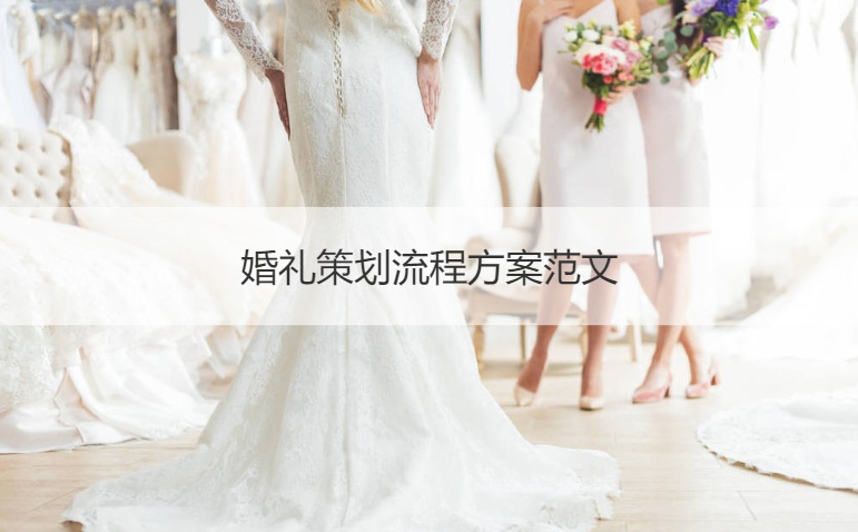 婚礼策划流程方案范文 第1张