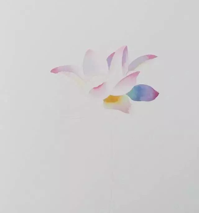 水彩画入门：一个超详细的水彩荷花教程 第125张
