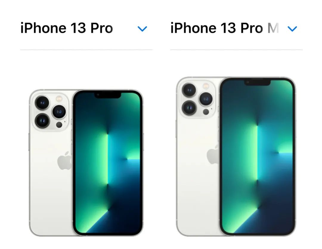 苹果13手机尺寸对照表（4款iPhone13详细对比） 第9张