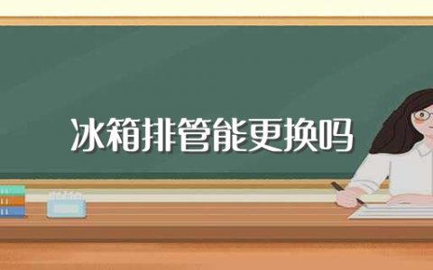 冰箱排管能更换吗（冰箱排管可以更换吗）