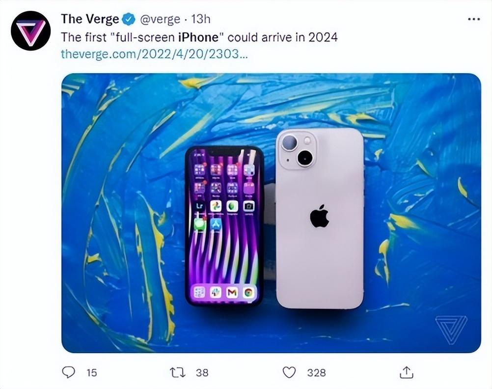 苹果什么时候发布新手机（爆料称苹果首款真全面屏iPhone将于2024年发布） 第1张