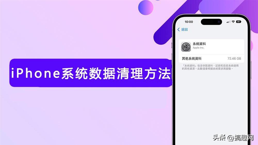 iphone系统数据太多怎么清理（iOS清理系统数据方法） 第1张