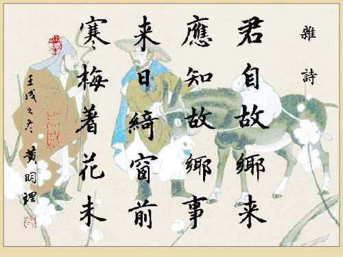 杂诗其二唐王维的诗（杂诗其二君自故乡来译文） 第3张