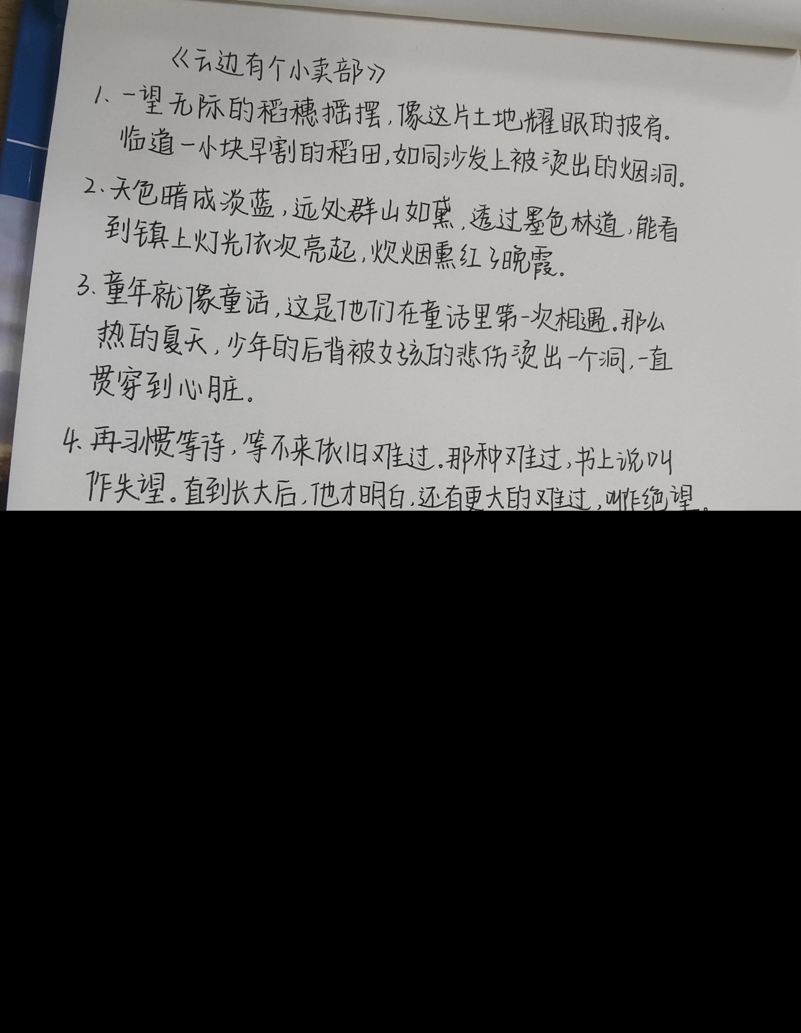 摘抄一段优美的文字（优美文段摘抄短句） 第1张