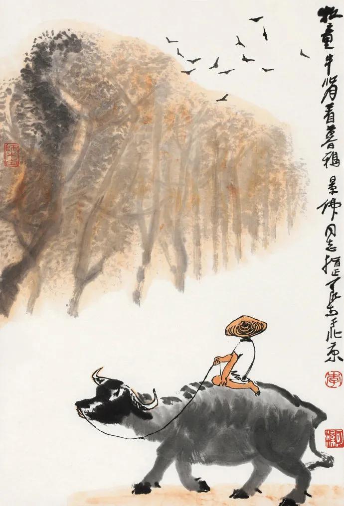 描写牧童的诗句有那些（关于牧童与牛的8首唯美古诗） 第11张