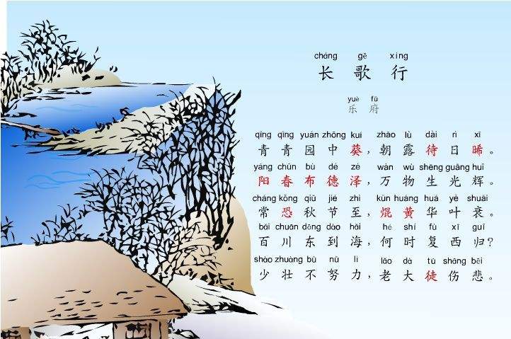 少壮不努力老大徒伤悲的意思（长歌行原文内容和解释） 第5张