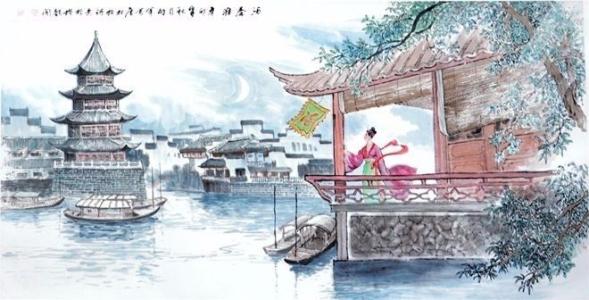 夜泊秦淮近酒家的意思（泊秦淮全文赏析和诗人表达情感） 第9张