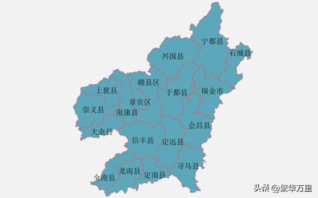 赣州有几个区几个县（赣州区划调整为何有18个区县） 第1张