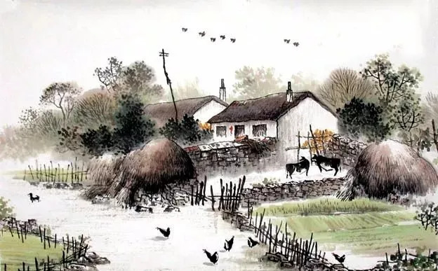 悠然见南山出自哪一首诗（描写田园美景的饮酒诗文赏析） 第9张