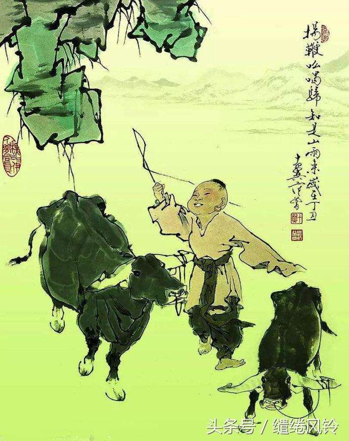关于牧童的诗句有哪些（回忆童年趣事的12首牧童诗） 第17张