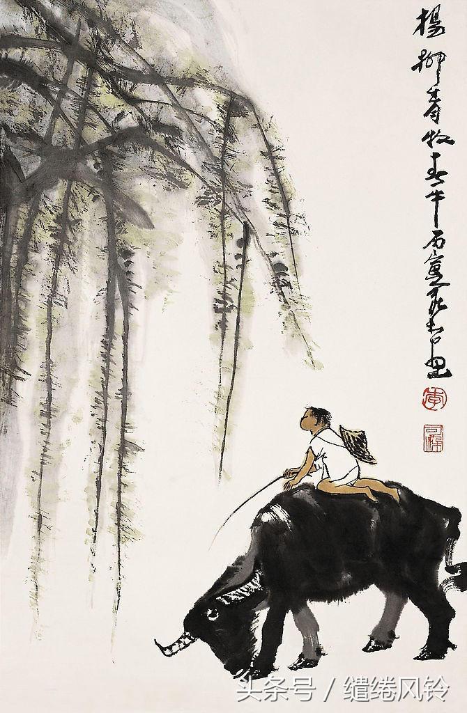 关于牧童的诗句有哪些（回忆童年趣事的12首牧童诗） 第19张