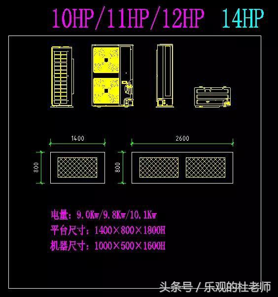 空调开孔尺寸规格（空调机位尺寸和预留洞要求） 第11张