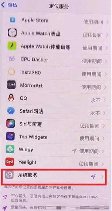 苹果13左上角有个箭头是怎么回事（iOS15左上角蓝色的箭头关闭方法） 第5张
