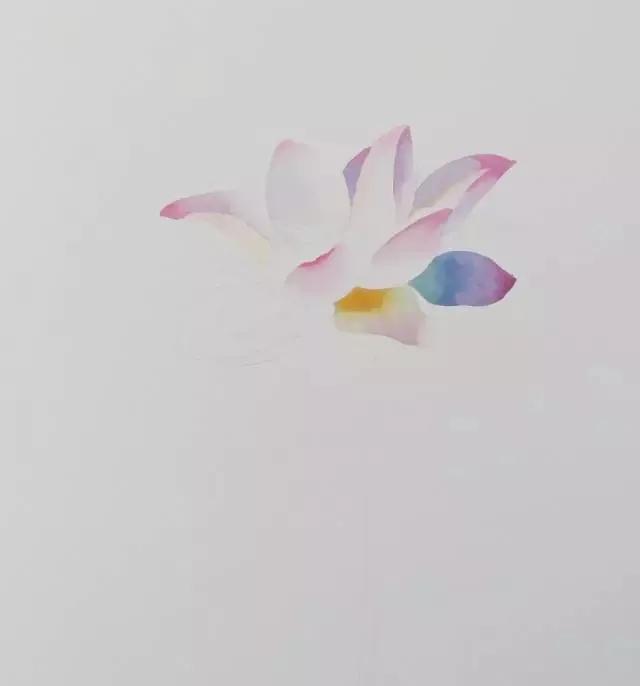 水彩画入门：一个超详细的水彩荷花教程 第131张