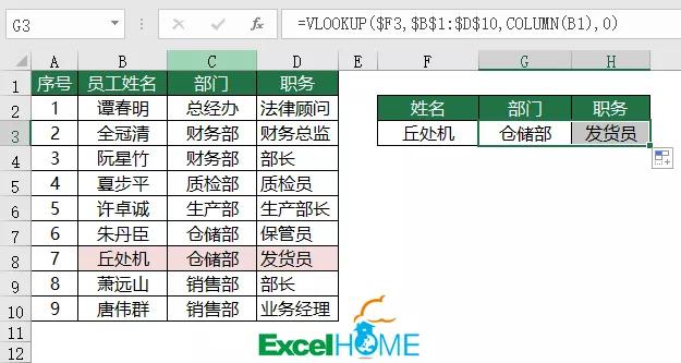 Excel教程：VLOOKUP函数常用招数 第5张