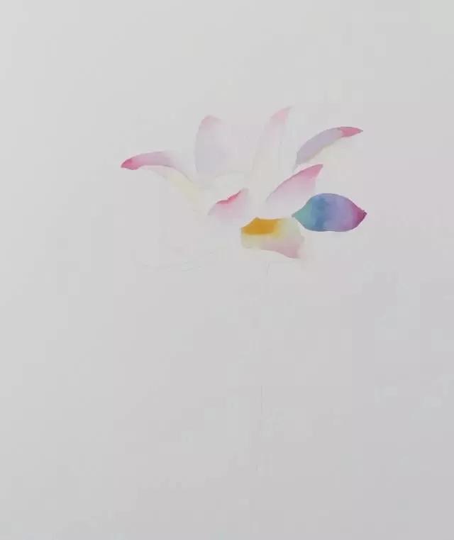 水彩画入门：一个超详细的水彩荷花教程 第121张
