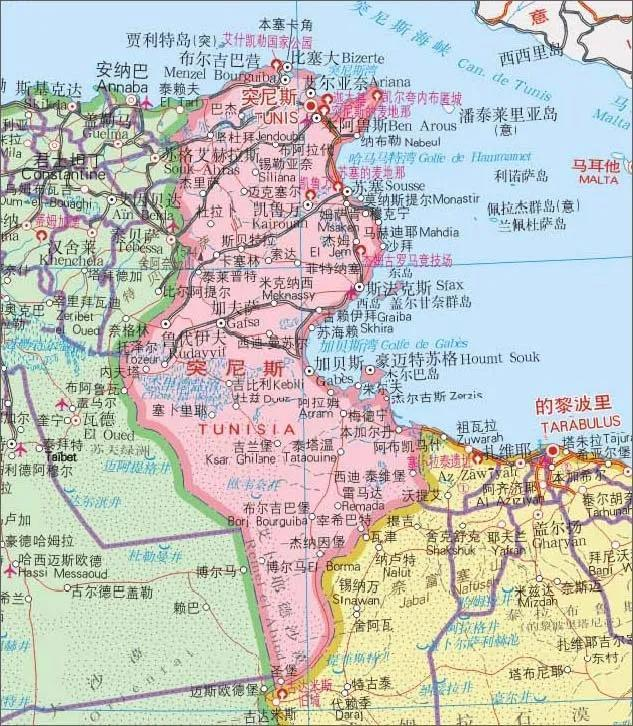 突尼斯属于哪个洲（简述非洲旅游大国“突尼斯”） 第1张